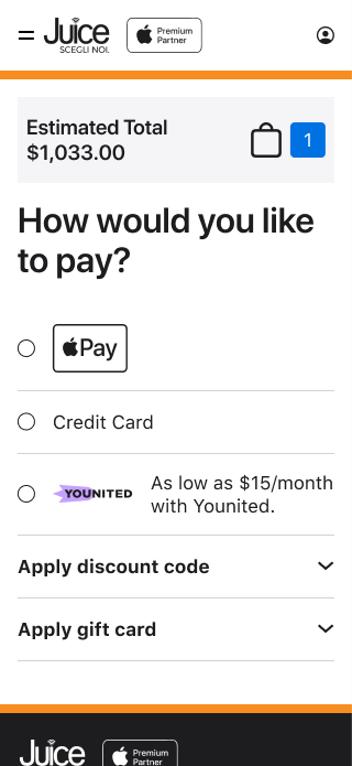 Payment options